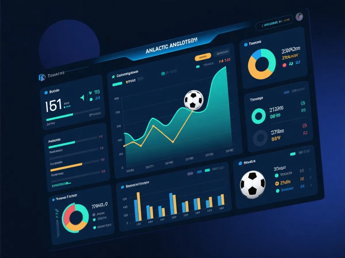 电子足球赔率数据分析示意图