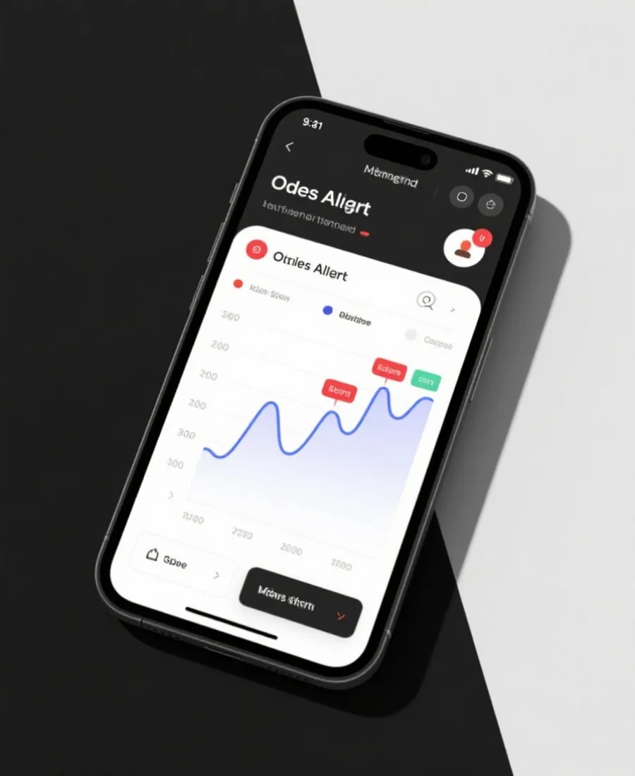 电子足球赔率提醒App示意图