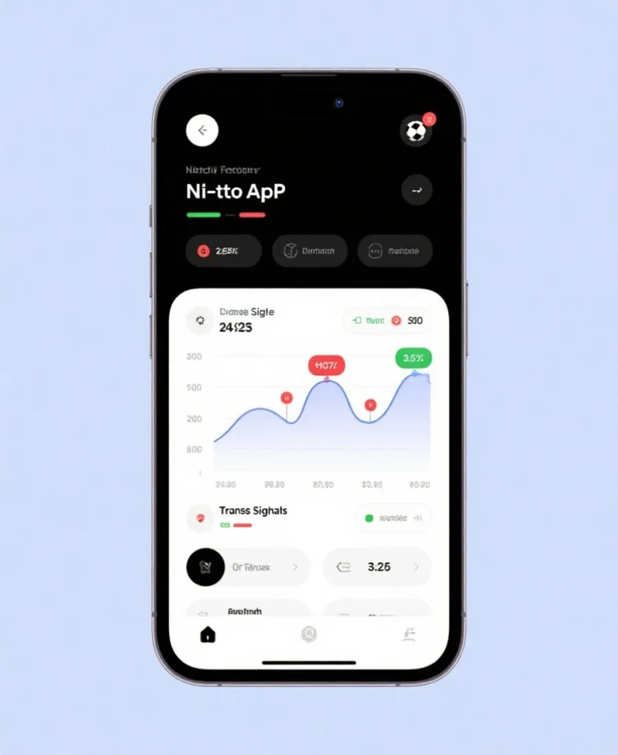 电子足球赔率分析 App 界面示意图