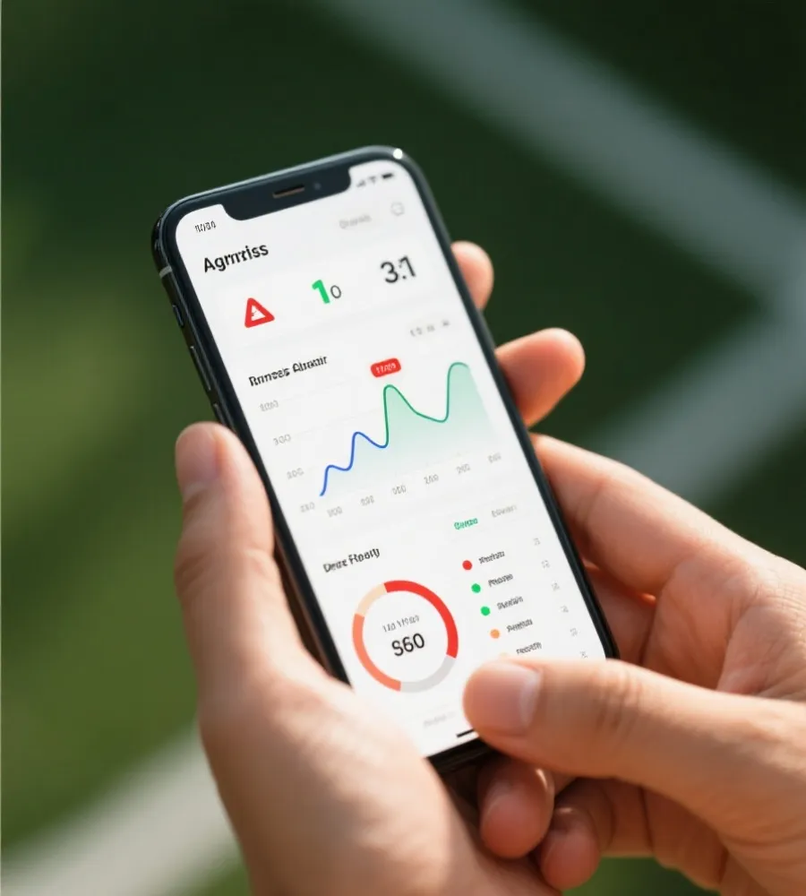 移动端接收电子足球赔率提醒示意图